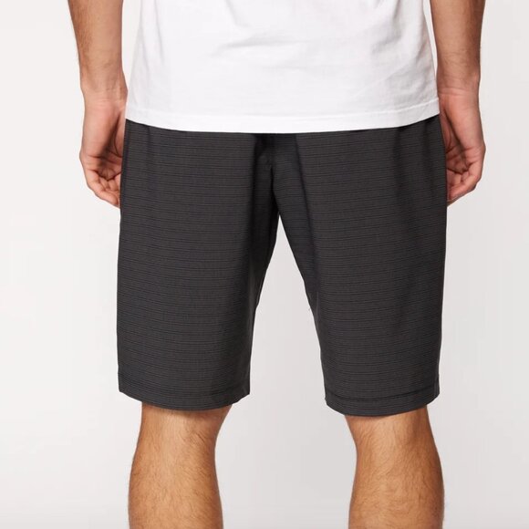 Hang Ten Men's Shorts Horizontal Stirpes Gray - Picture 8 of 14